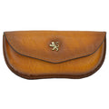 Pratesi Eyeglass Case in Italian Vegetable-Dyed Leather - Cognac