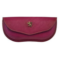 Pratesi Eyeglass Case in Italian Vegetable-Dyed Leather - Fuchsia