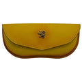 Pratesi Eyeglass Case in Italian Vegetable-Dyed Leather - Yellow