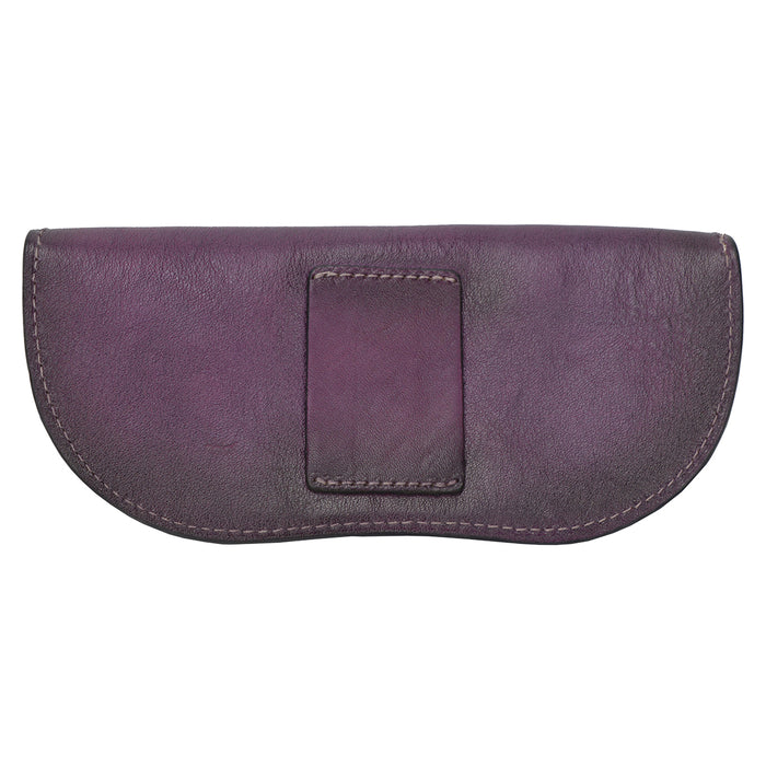 Pratesi Eyeglass Case in Italian Vegetable-Dyed Leather - Yellow