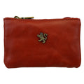 Pratesi Farnia Leather Key Pouch in Italian Vegetable Tanned Leather -  Cherry