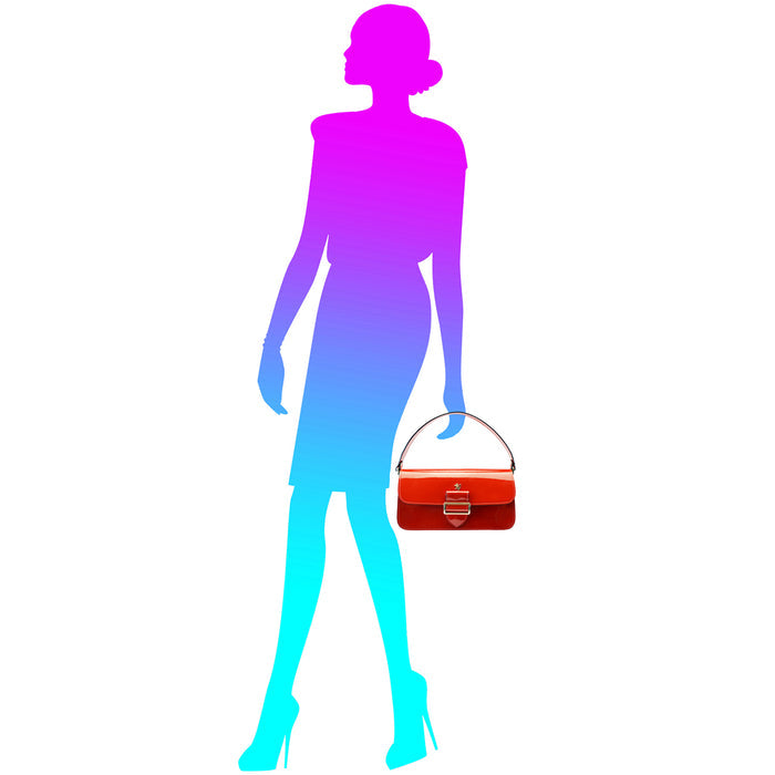 Pratesi Filiberti Bag V359 in patent calfskin - Cherry Patent Leather - LQE2