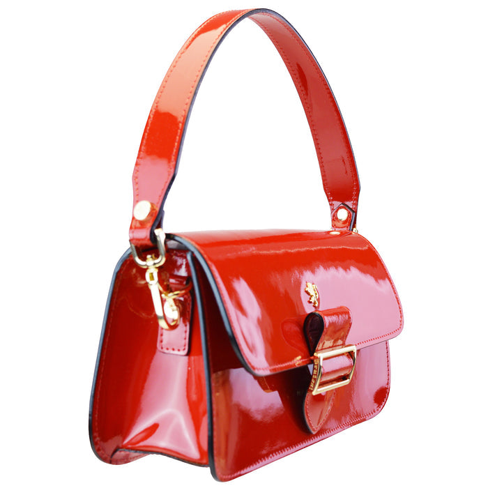 Pratesi Filiberti Bag V359 in patent calfskin - LQE2