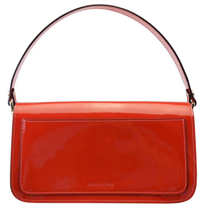 Pratesi Filiberti Bag V359 in patent calfskin - LQE2