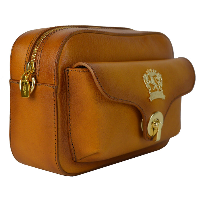 Pratesi Forte Clutch B509 in Genuine Italian Leather - Brown