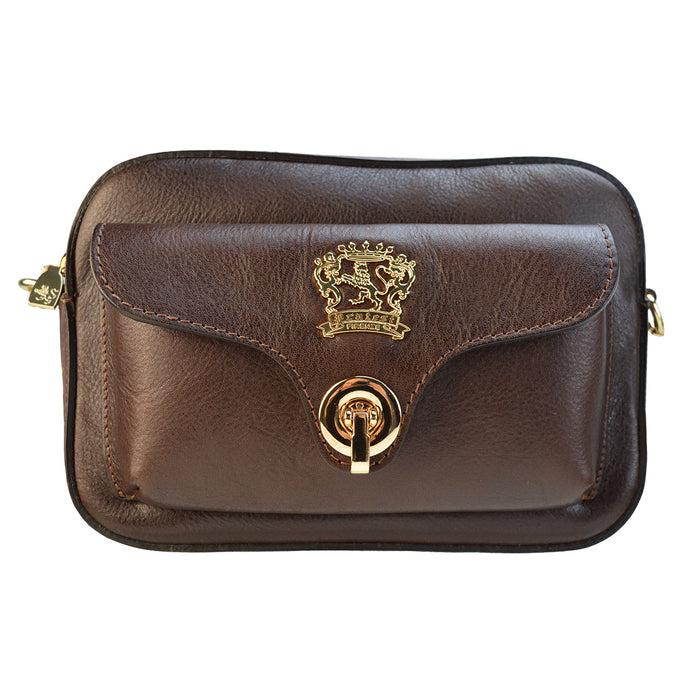 Pratesi Forte Clutch B509 in Genuine Italian Leather - Coffee