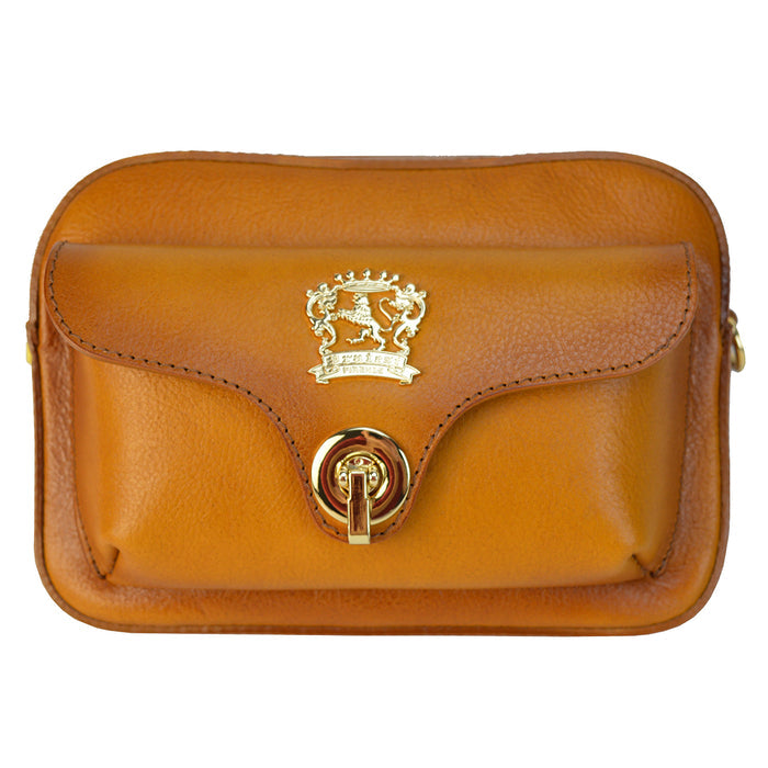 Pratesi Forte Clutch B509 in Genuine Italian Leather - Cognac