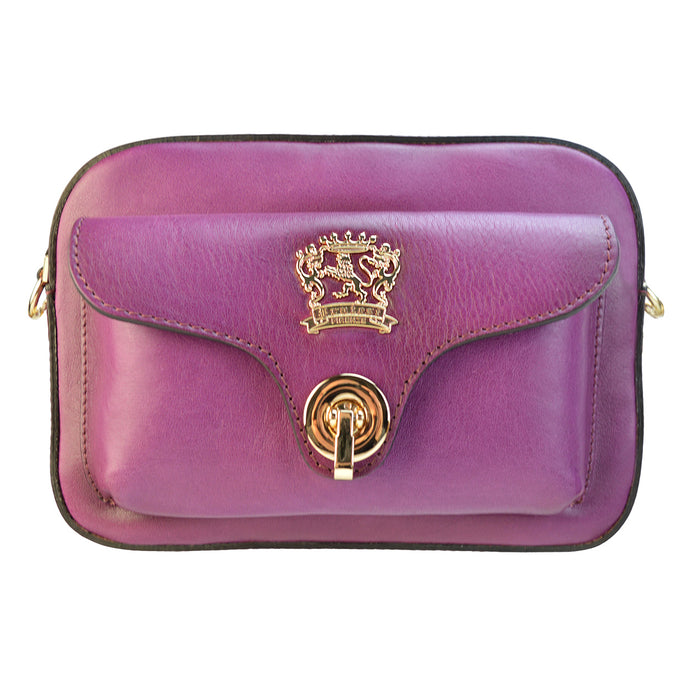 Pratesi Forte Clutch B509 in Genuine Italian Leather - Violet