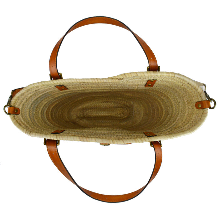 Pratesi Giaggiolo vegetable woven baket S129 - Summer Brown - LQE