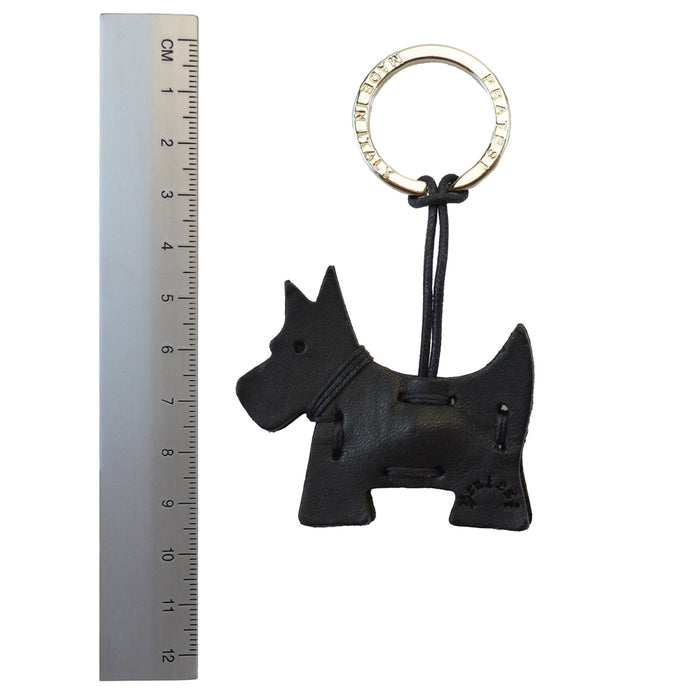 Pratesi Key Holder Charms P111 - Black Scottish Dog