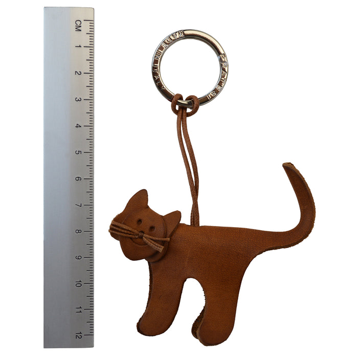 Pratesi Key Holder Charms P111 - Brown Cat