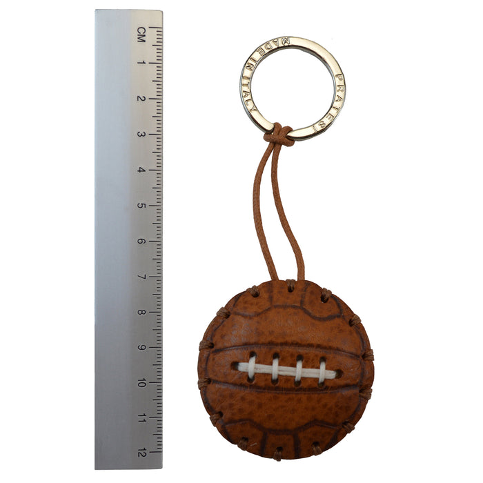 Pratesi Key Holder Charms P111 - Brown Soccer Ball