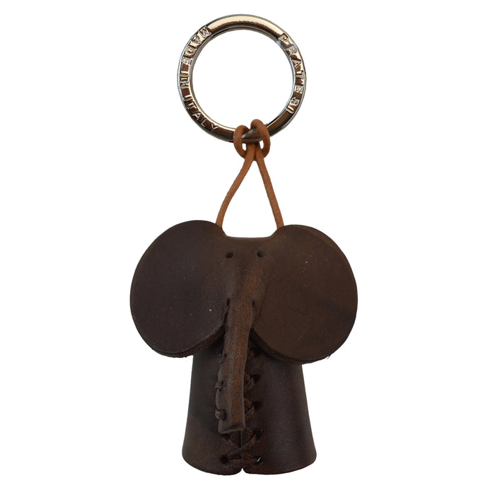Pratesi Key Holder Charms P111 - Coffee Elephant