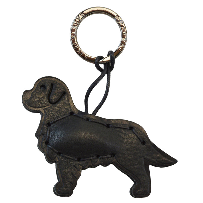 Pratesi Key Holder Charms P111 - Golden Retriever Black Dog