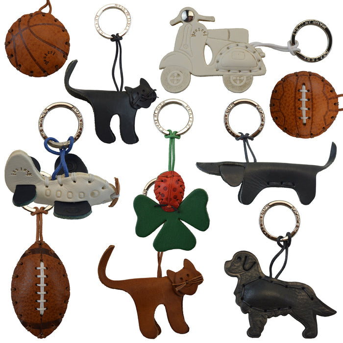 Pratesi Key Holder Charms P111 - Golden Retriever Coffee Dog