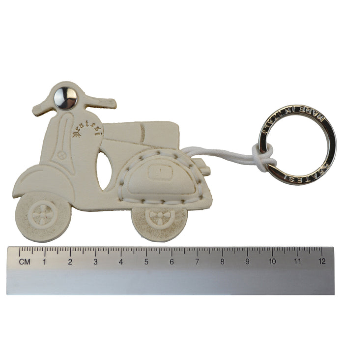 Pratesi Key Holder Charms P111 - White Vespa