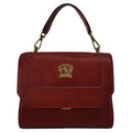 Pratesi Lanciano Lady Bag in genuine Italian vegetable dyed leather - Chianti