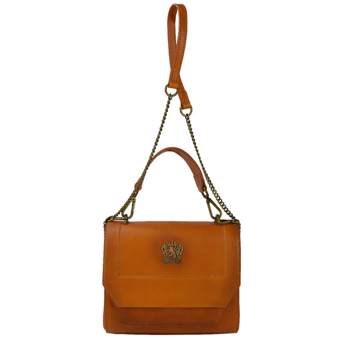 Pratesi Lanciano Lady Bag in genuine Italian vegetable dyed leather - Chianti