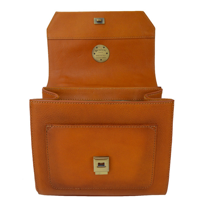 Pratesi Lanciano Lady Bag in genuine Italian vegetable-dyed leather