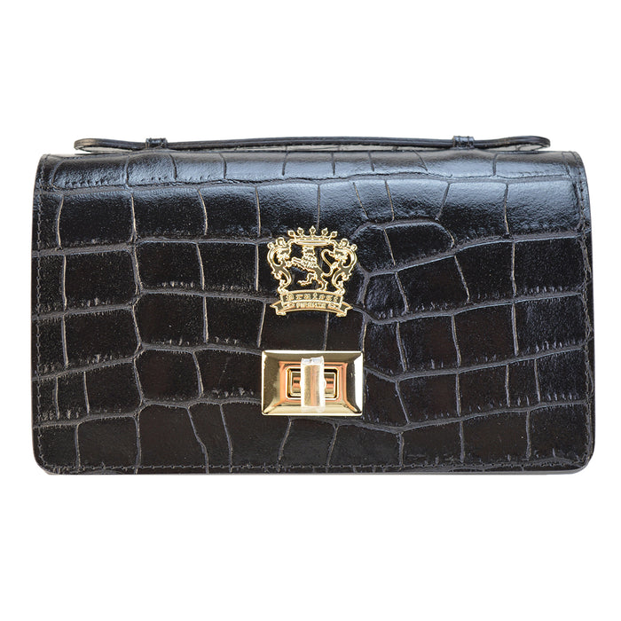 Pratesi Le Falle K194 shoulder bag - King Black