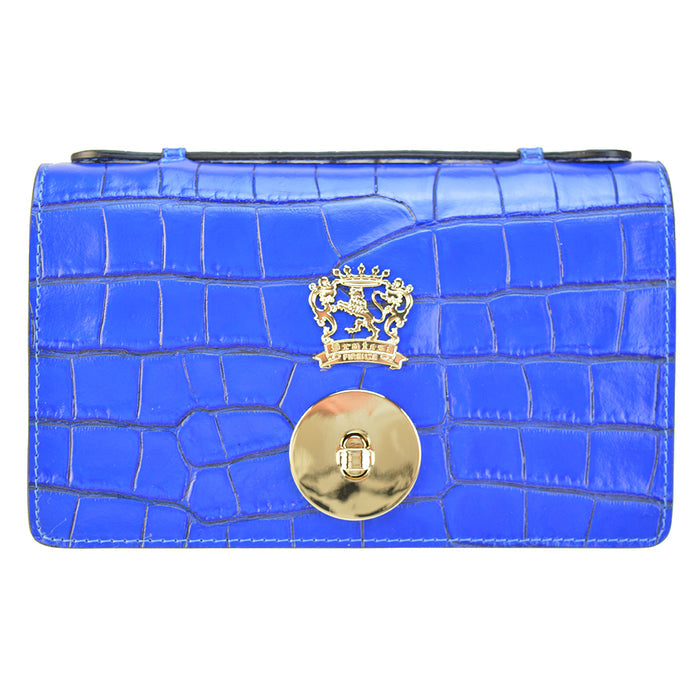 Pratesi Le Falle K194 shoulder bag - King Electric Blue