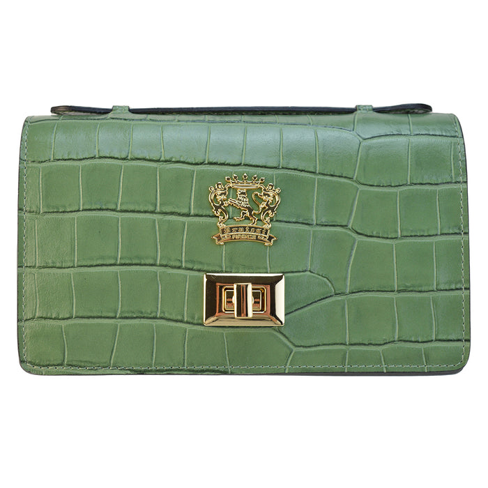 Pratesi Le Falle K194 shoulder bag - King Green
