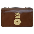 Pratesi Le Falle R194 Lady bag with chain shoulder - Brunelleschi Coffee