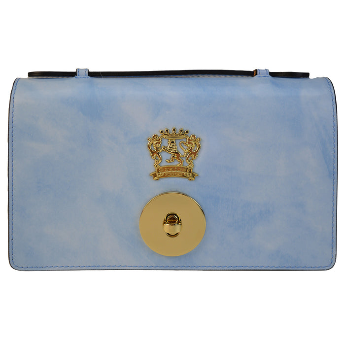 Pratesi Le Falle R194 Lady bag with chain shoulder - Brunelleschi Sky Blue