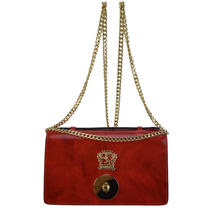 Pratesi Le Falle R194 Lady bag with chain shoulder - Brunelleschi Sky Blue