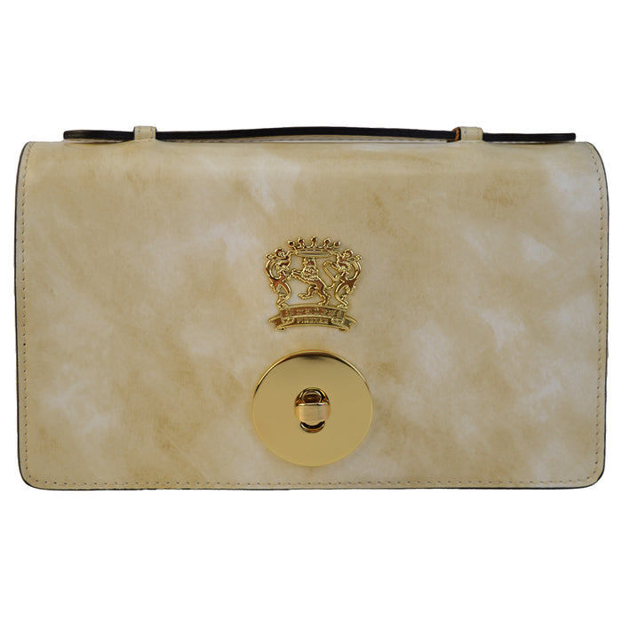 Pratesi Le Falle R194 Lady bag with chain shoulder - Brunelleschi White
