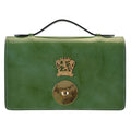 Pratesi Le Falle R194 Lady bag with chain shoulder - Radica Dark Green - LQE2