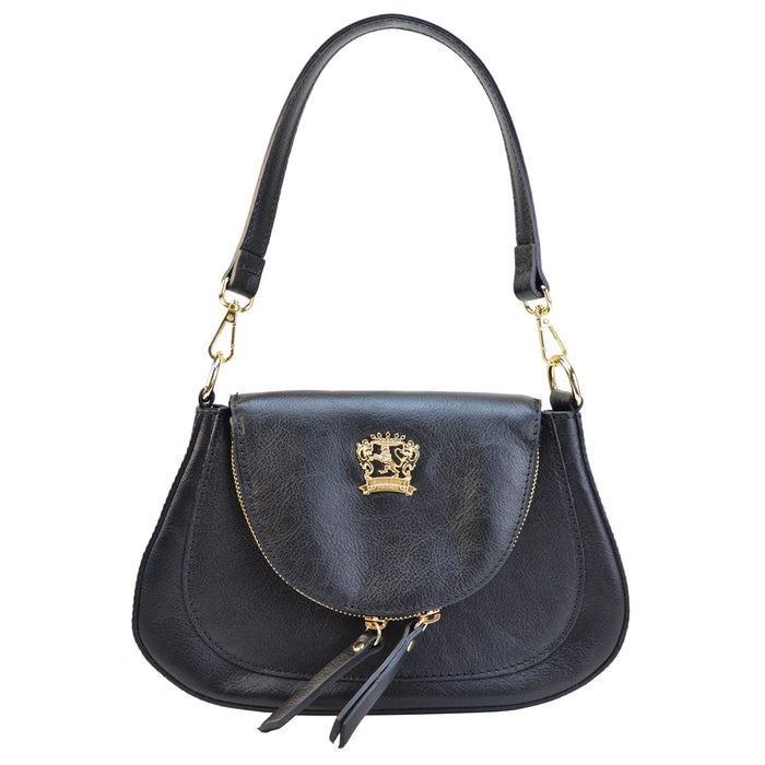 Pratesi Matassino B619/29 in Vegetable-Dyed Genuine Italian Leather - Black