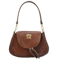 Pratesi Matassino B619/29 in Vegetable-Dyed Genuine Italian Leather - Coffee