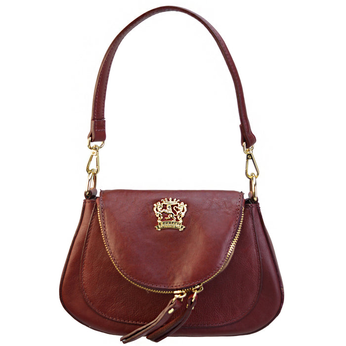 Pratesi Matassino Gran Gala in genuine Italian vegetable-dyed leather - Chianti