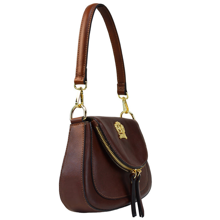Pratesi Matassino Gran Gala in genuine Italian vegetable-dyed leather - Mustard