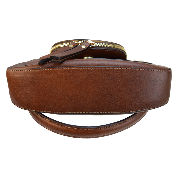 Pratesi Matassino Gran Gala in Vegetable-Dyed Italian Leather - Cognac