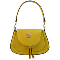 Pratesi Matassino in genuine Italian vegetable-dyed leather - Mustard