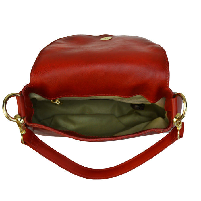 Pratesi Matassino in genuine Italian vegetable-dyed leather - Mustard