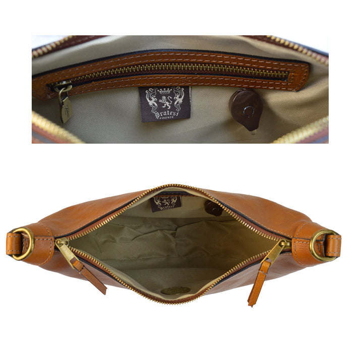 Pratesi Mezzaluna Small Woman Bag - Chianti