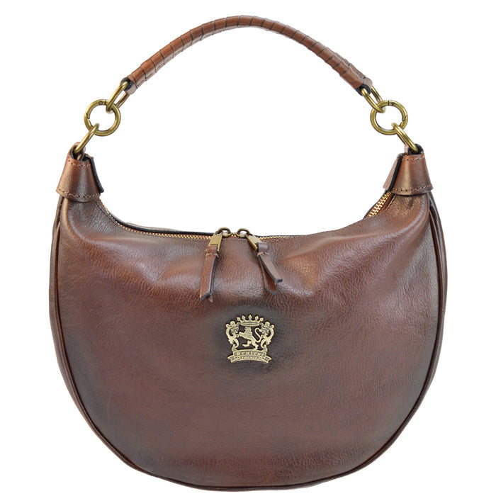 Pratesi Mezzaluna Small Woman Bag - Coffee