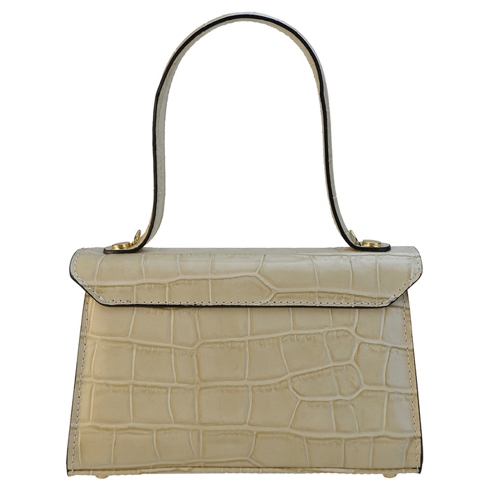 Pratesi Miss Impruneta K146 Lady Bag in genuine leather - King Brown