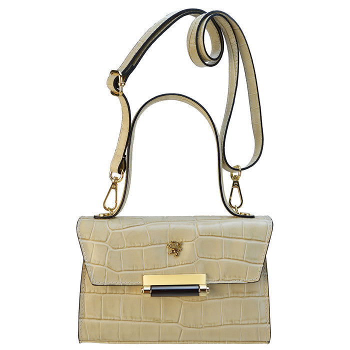 Pratesi Miss Impruneta K146 Lady Bag in genuine leather - King Brown