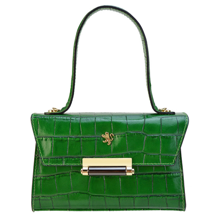Pratesi Miss Impruneta K146 Lady Bag in genuine leather - King Emerald