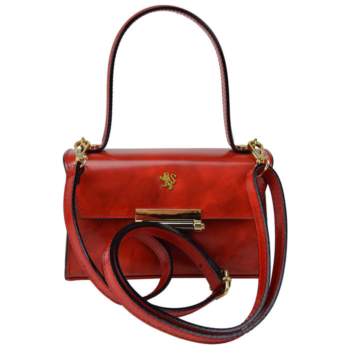 Pratesi Miss Impruneta R146 Lady Bag in genuine leather - Brunelleschi Dark Green