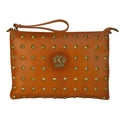 Pratesi Montebonello Clutch on Belt 20cm in Vegetable-Dyed Leather - Cognac