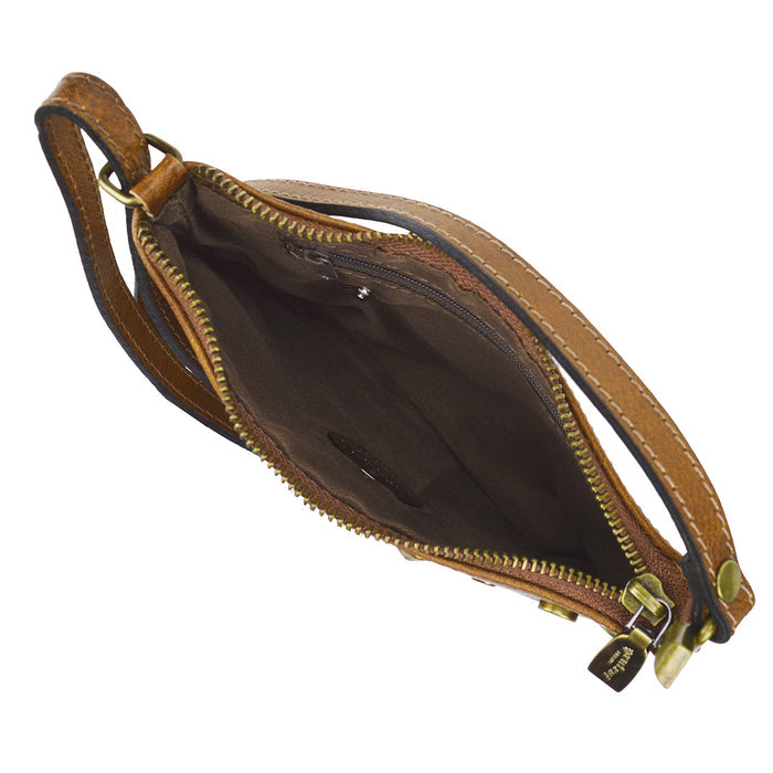 Pratesi Montebonello Clutch on Belt 20cm in Vegetable-Dyed Leather