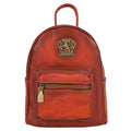 Pratesi Montegiovi Backpack in genuine Italian leather - Montegiovi Backpack B186 Cherry