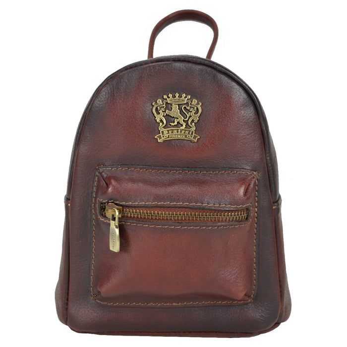 Pratesi Montegiovi Backpack in genuine Italian leather - Montegiovi Backpack B186 Chianti