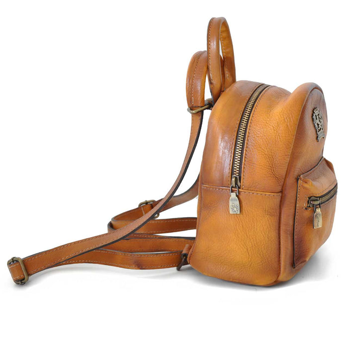 Pratesi Montegiovi Backpack in genuine Italian leather - Montegiovi Backpack B186 Blue