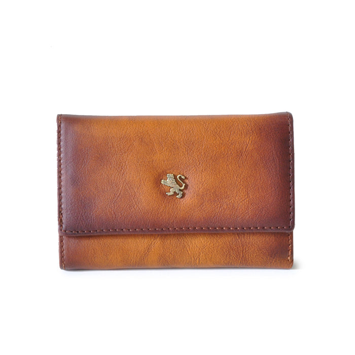 Pratesi Museo San Marco Women's Leather Wallet - Vegetable-Dyed Italian Leather - Brown